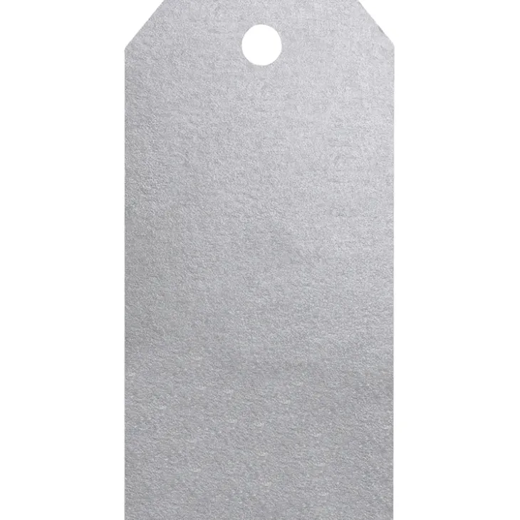 Presentetikett hängande 10-pack, Silver