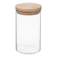 Rund förvaringsburk i glas 1L, 5five