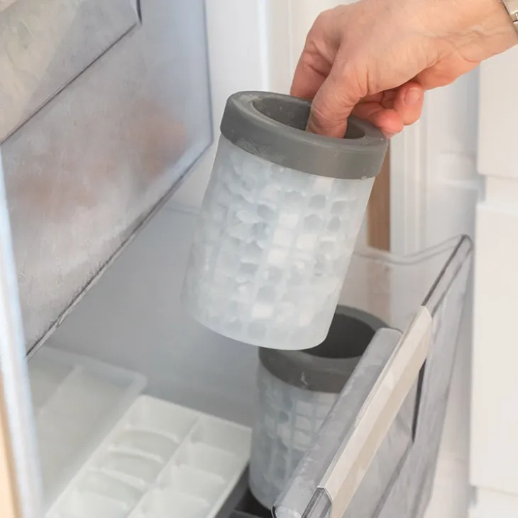 Rund isform för små isbitar 2-pack
