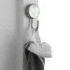 Rund magnetkrok 2-pack, Silver