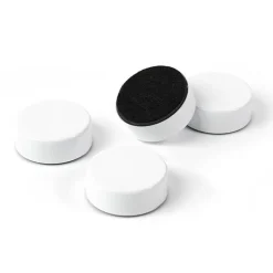 Rund magnet 4-pack, Vit