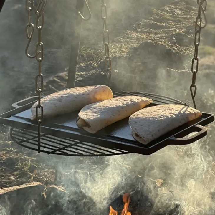 Satake vändbar grill- & stekplatta i gjutjärn