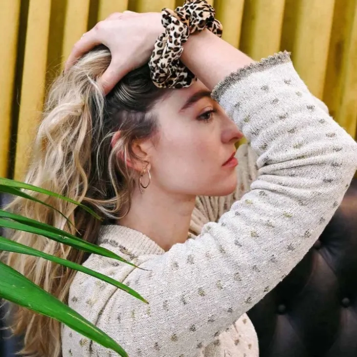 Scrunchie med ficka