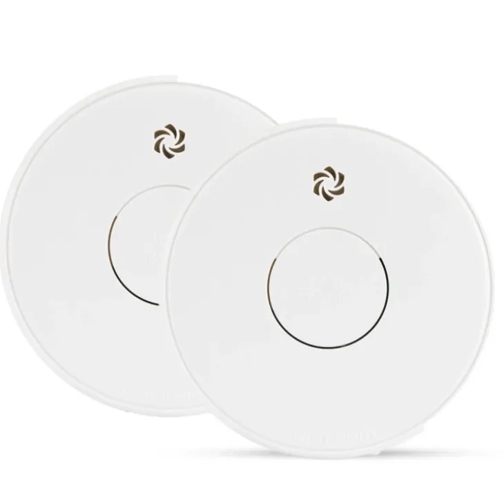 Seriekopplingsbara brandvarnare 2-pack
