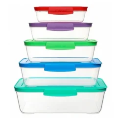 Set med matlådor 5-pack, Sistema