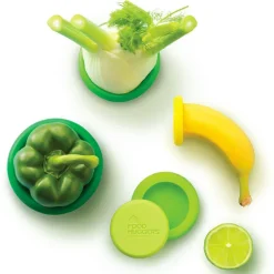 Silikonlock för frukt och grönsaker, 5-pack