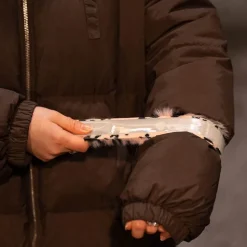 Slapwrap med päls
