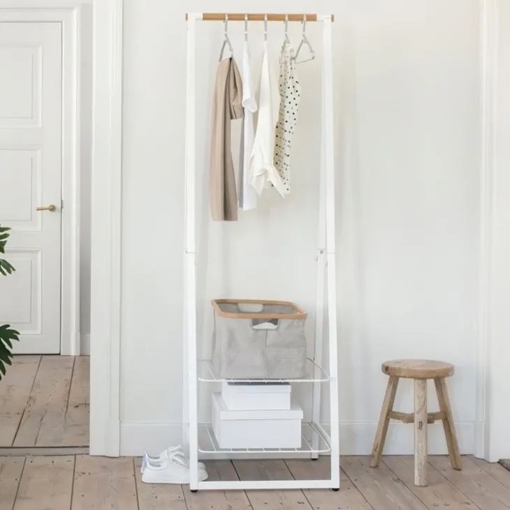 Small klädställning med hyllor, Brabantia