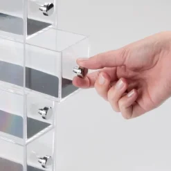 Smal minibyrå 4 lådor, Clarity