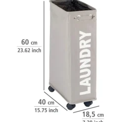 Smal tvättkorg på hjul, Laundry
