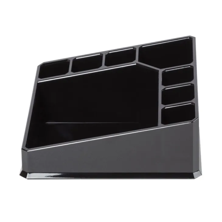 Sminkställ med 8 fack, CONFIGURABLE, 22 x 13 x H 8 cm, Svart