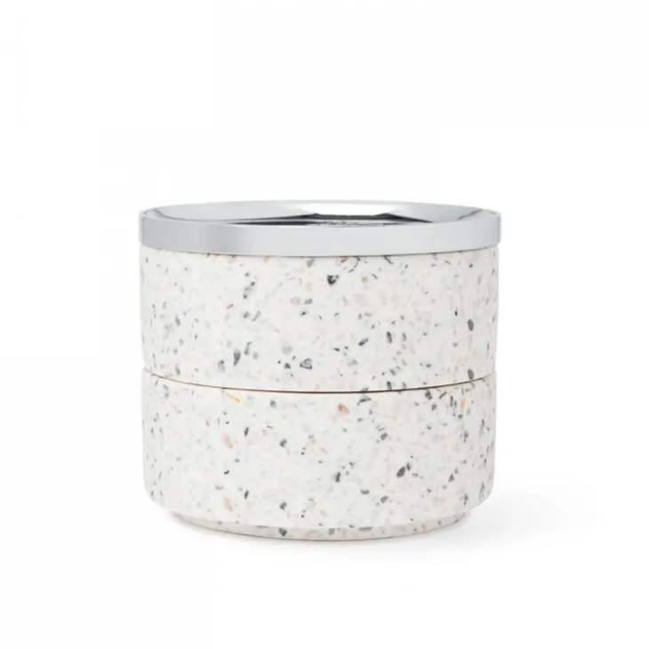 Smyckessask rund, TESORA, Ø 12,7cm, Umbra
