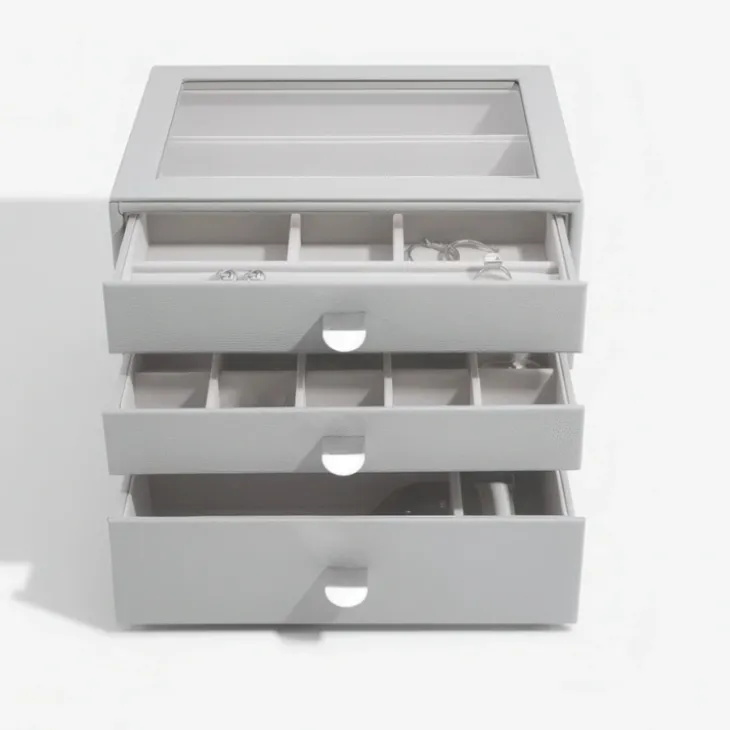 Smyckesskrin 3 lådor, Classic, Stackers