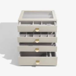 Smyckesskrin 4 lådor, Classic, Stackers