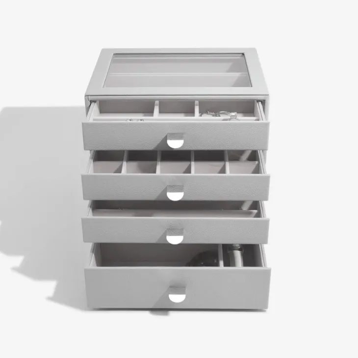 Smyckesskrin 4 lådor, Classic, Stackers