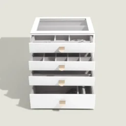 Smyckesskrin 4 lådor, Classic, Stackers