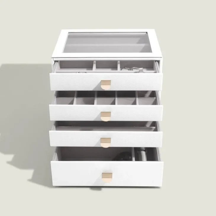 Smyckesskrin 4 lådor, Classic, Stackers