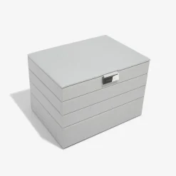 Smyckesskrin 4 våningar, Classic, Stackers, Grå