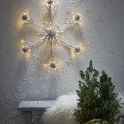 Snöflinga med belysning