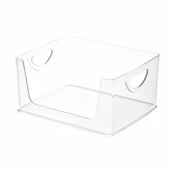 Stapelbar låda med öppen front, 25,4x20,3cm, iDesign