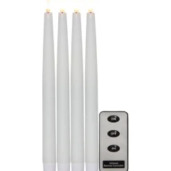 Stearinljus med fjärrkontroll 4-pack