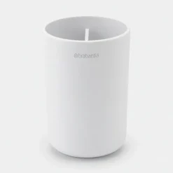 Tandborstmugg med avdelare, Brabantia, Vit