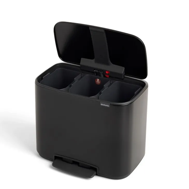 Återvinningstation med 3 fack, Brabantia