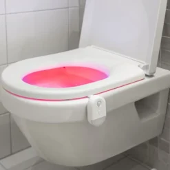 Toalettlampa med sensor