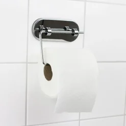 Toalettpappershållare med sugpropp