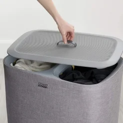 Tvättkorg 2-delad 90L, Joseph Joseph