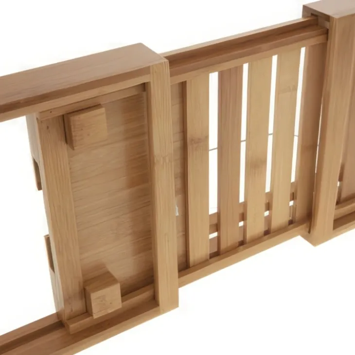 Utdragbar badkarsbricka i bambu, 70-105cm