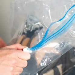 Vakuumpåse för galgade plagg