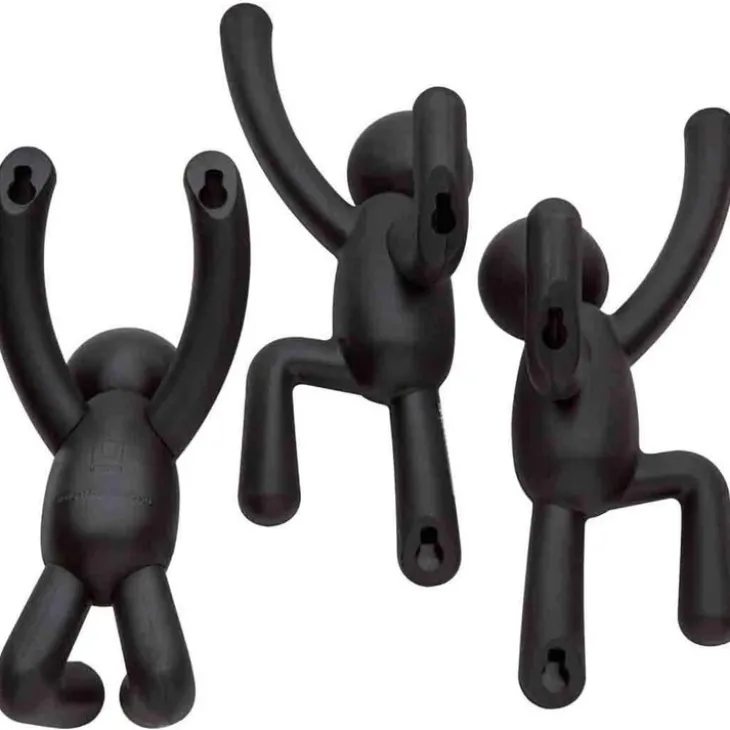 Väggkrokar 3-pack, Buddy, Umbra, Svart