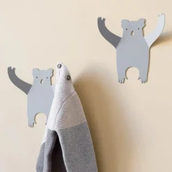 Väggkrok i återvunnen metall, Koala