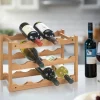 Vinställ i valnöt 12 flaskor